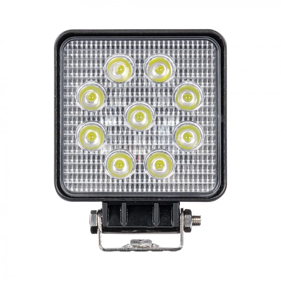 Lampa robocza LED 9x LED kwadratowa 12/24v